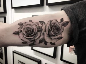 29 Tattoo Black And White Roses