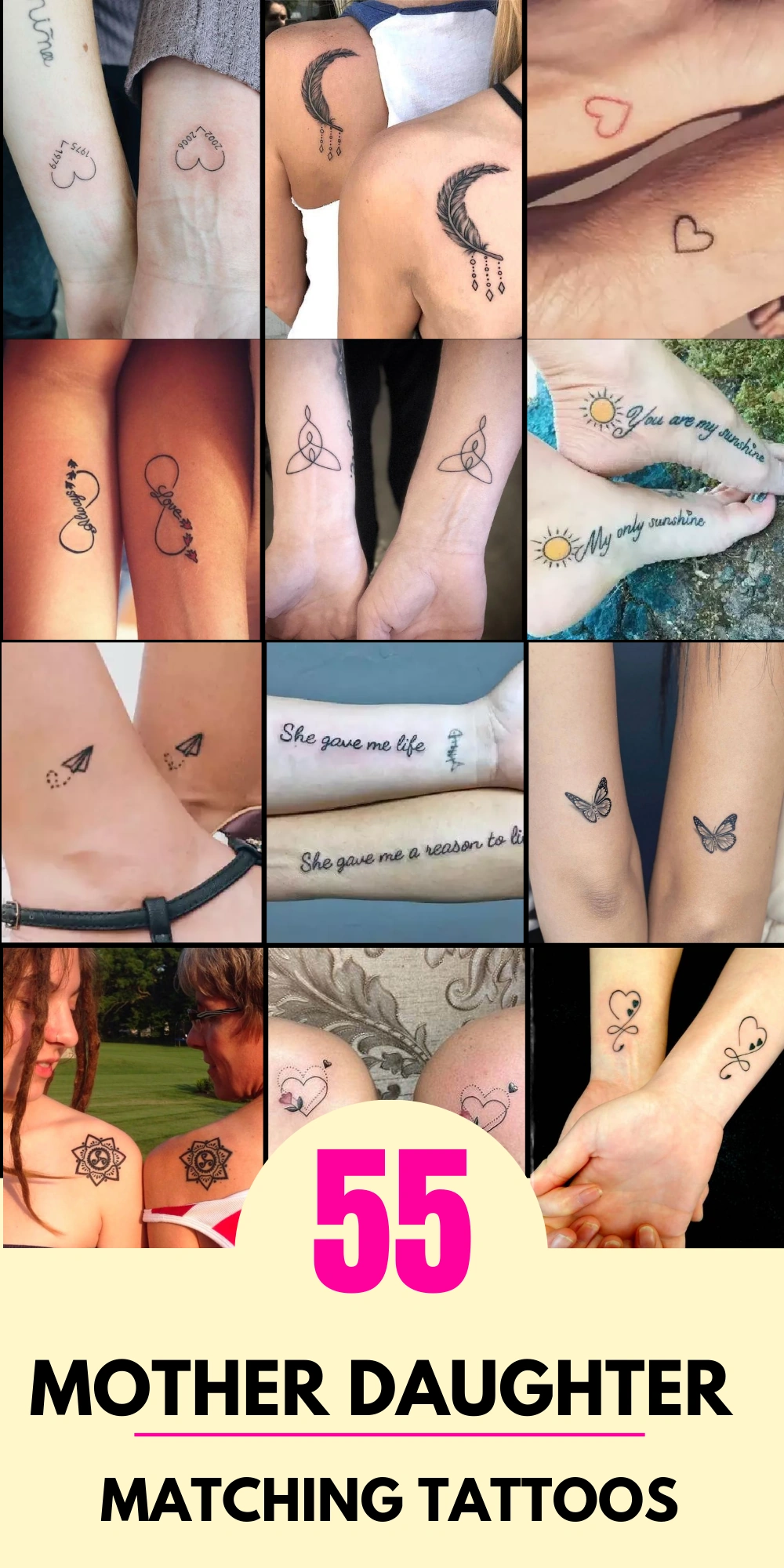 18 Elegant Tattoo Ideas For Husband And Daughter: Love