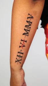 18 Bold Tattoo Ideas With Roman Numerals Show Your Edge