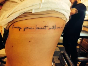 21 Tattoo Of Writing On Ribs Captivating Stories