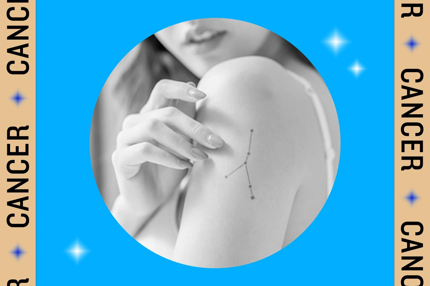 17 Elegant Tattoos For Zodiac Sign Cancer: Moonlit