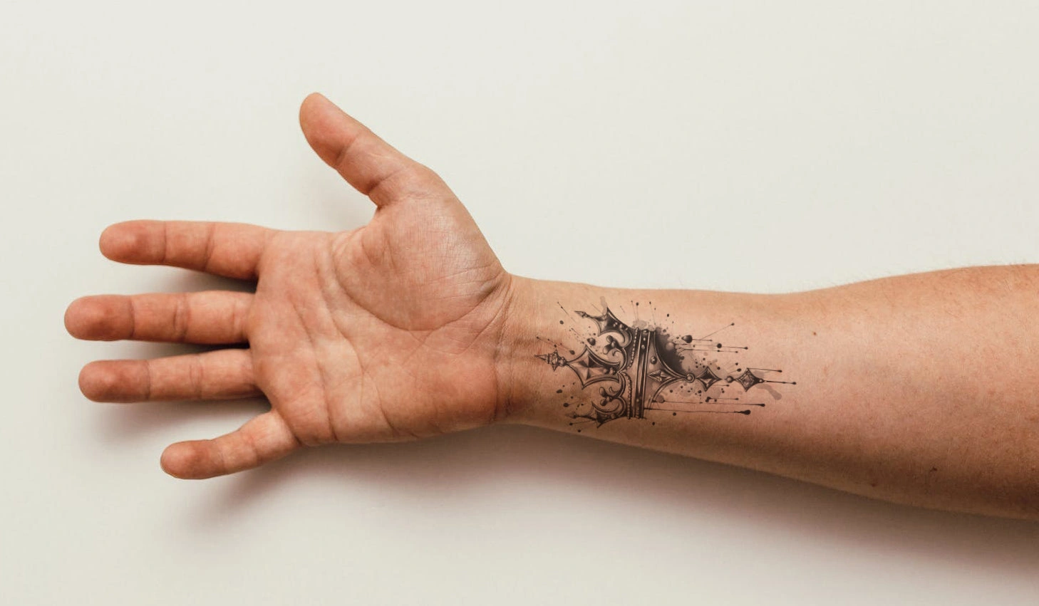 22 Elegant Tattoos Of Crowns On Wrist Shine Bright