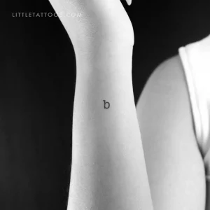 20 Chic Tattoos Of The Letter B For Bold Appeal