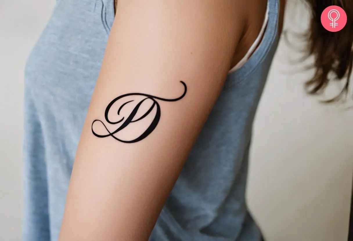 23 Bold Tattoos Of The Letter D: Embrace Your Identity