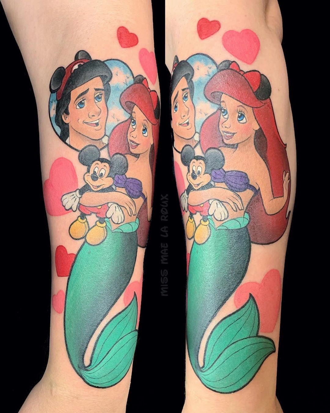 Tattoos Of The Little Mermaid
