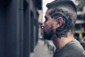 16 Stunning Tattoos On Side Of Head: Express Boldly