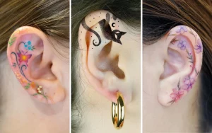 9 Stunning Tattoos On The Ear Cartilage