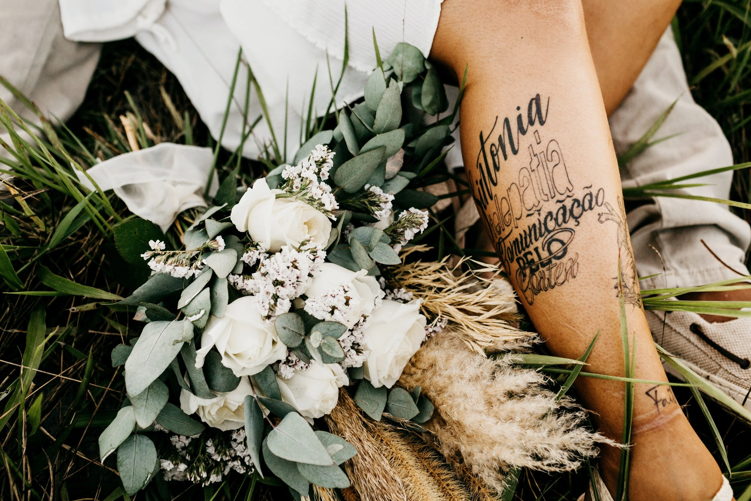 33 Elegant Tattoos With Flowers And Names Fading Garden