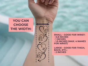 14 Beautiful Tattoos With Names And Dates For Life