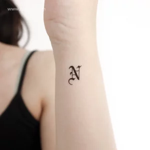 Tattoos With The Letter A: Quick Ink Ideas