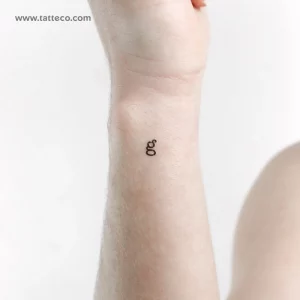 26 Unique Tattoos With The Letter G - A Stylish Guide