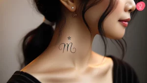 23 Tattoos With The Letter M | Easy Temporary Designs