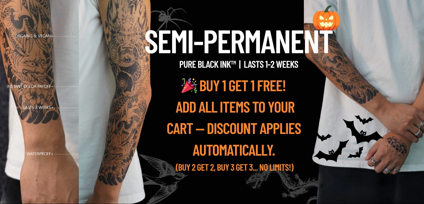 23 Vibrant Temporary Tattoos That Last Two Weeks For Endless Fun