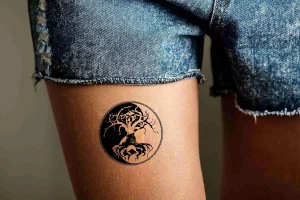 19 Tree Of Life Tattoo On Thigh: A Captivating Statement