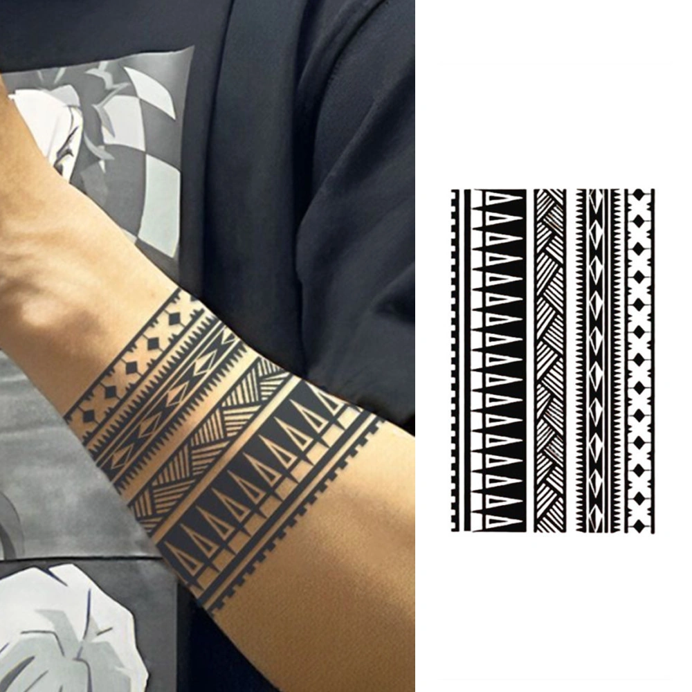 24 Bold Tribal Armband Men Wrist Band Tattoo Energy