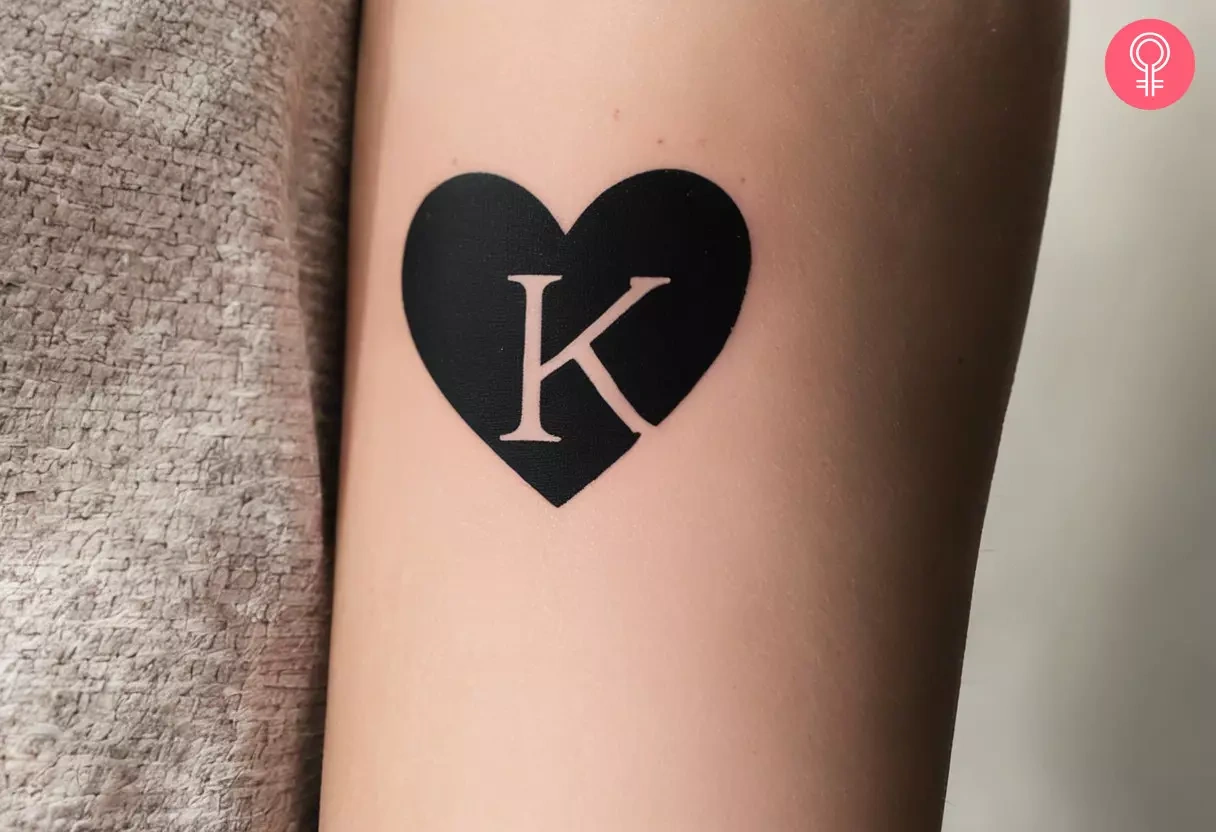 12 Radiant Tribal Heart Tattoos With Letters Inspire