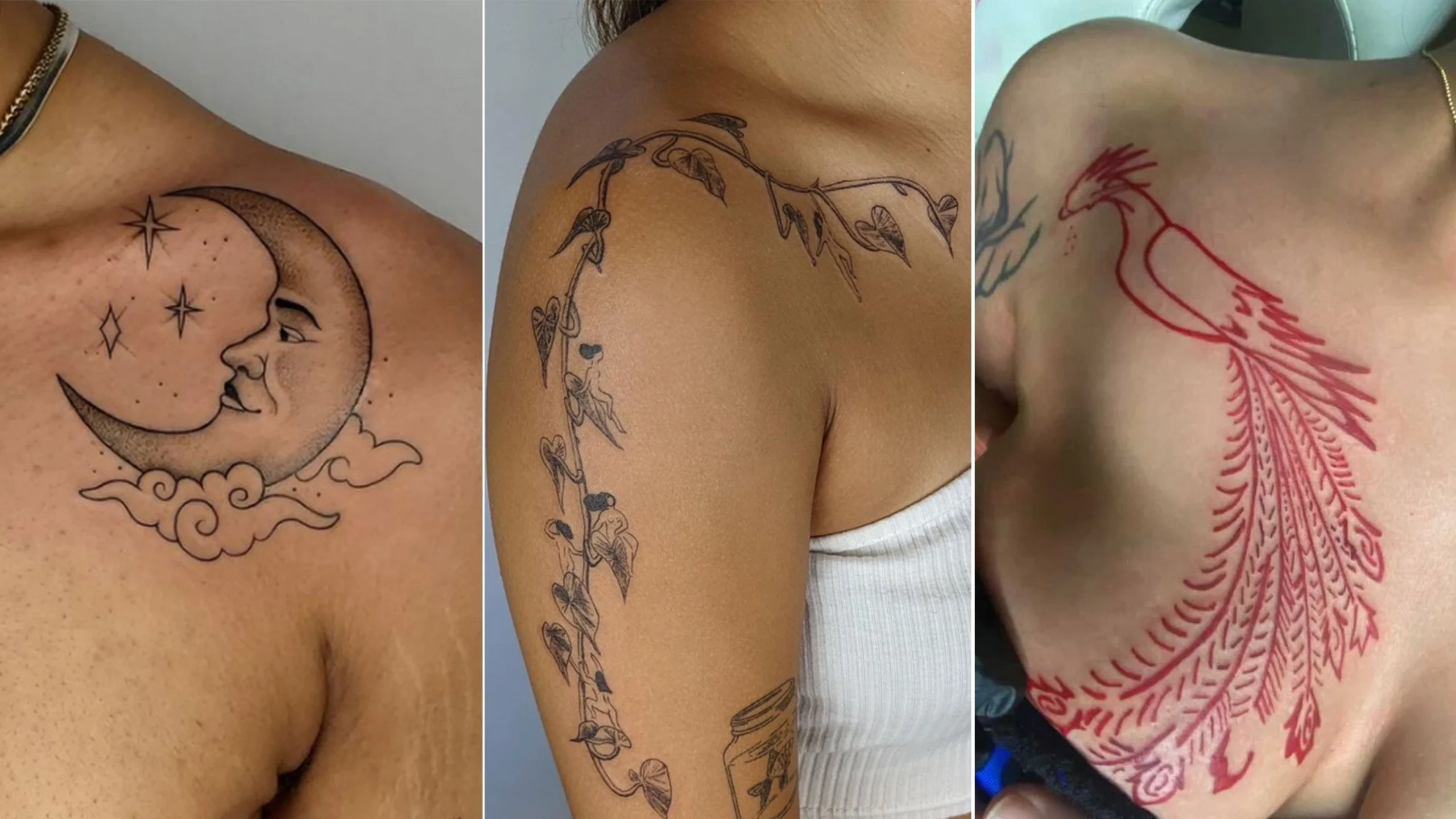 14 Bold Unique Shoulder Collar Bone Tattoos: Own It