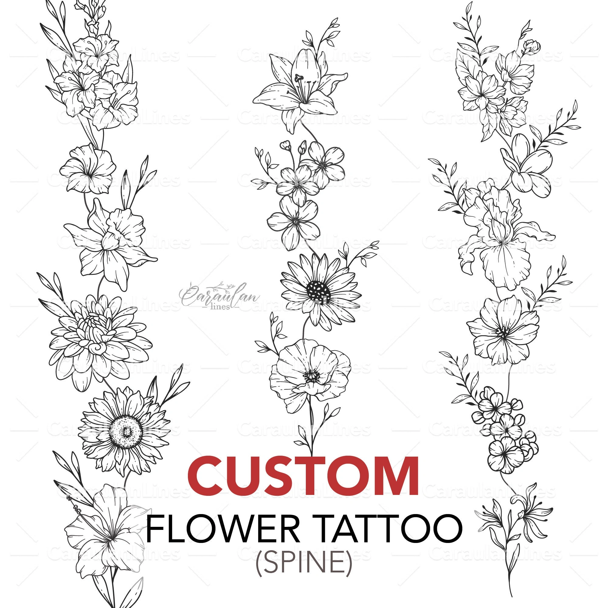 24 Elegant Vines And Flowers Tattoo Designs Trending