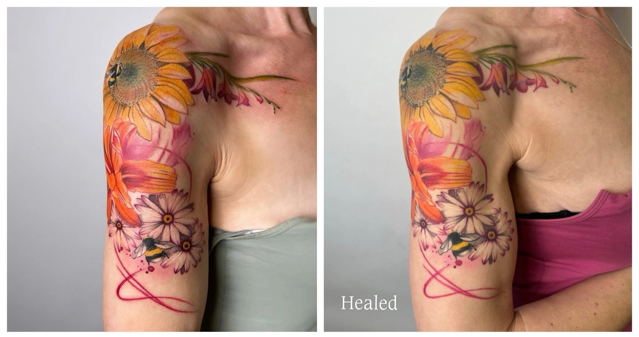 13 Stunning Watercolor Tattoo After 10 Years Time