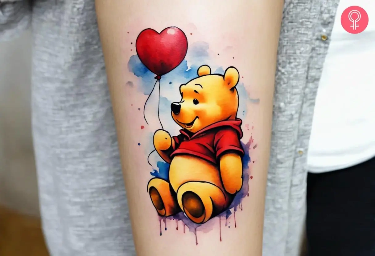 32 Playful Winnie The Pooh Tattoos For Females Smile