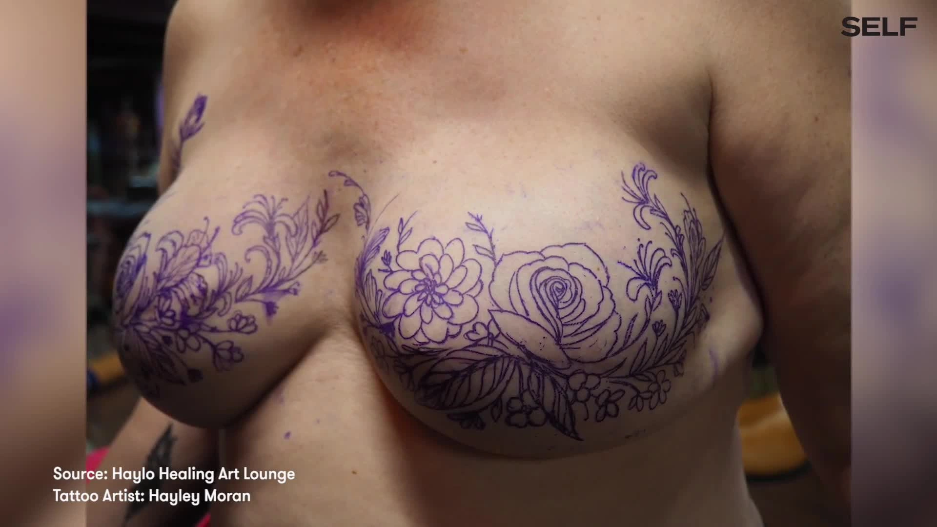 Women With Tattoos On Boobs