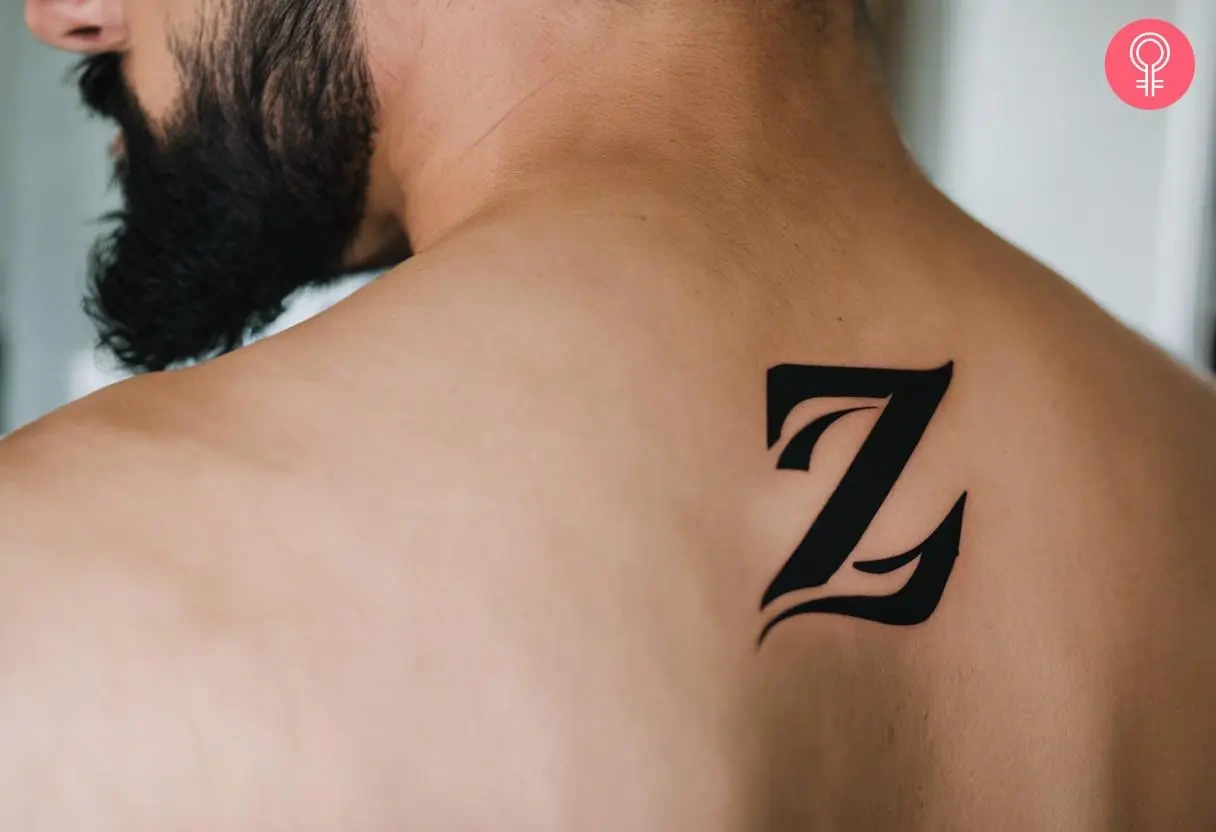 23 Bold Z With A Line Through It Tattoo: Express Change
