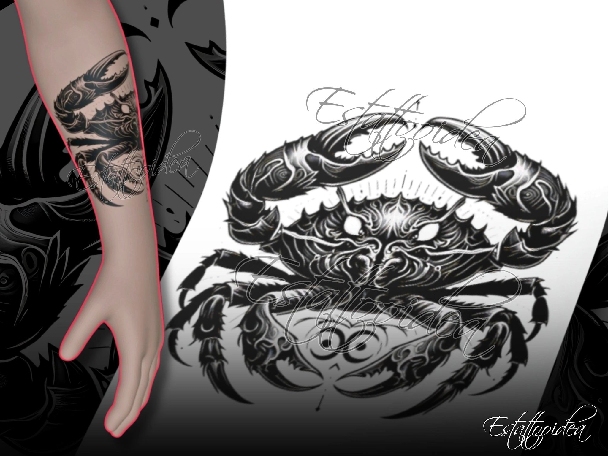 13 Bold Zodiac Cancer Tattoos For Guys Dive Deep